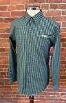 Lands' End Evergreen Grid Patterned Broadcloth Woven